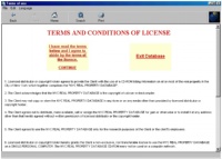 License agreement. After reading the entire page and if you agree to the terms, click on continue.