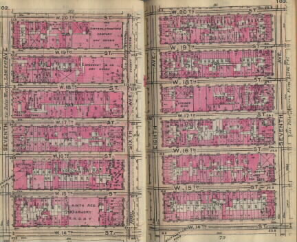 Manhattan Historic Turn of the Century Block and Lot Land Book Maps Tax